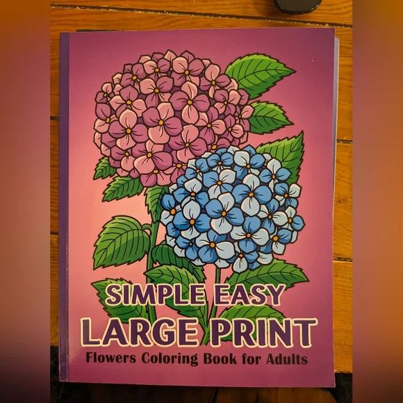 Set of 7 Floral Themed Adult Coloring Books - Picture 8 of 15